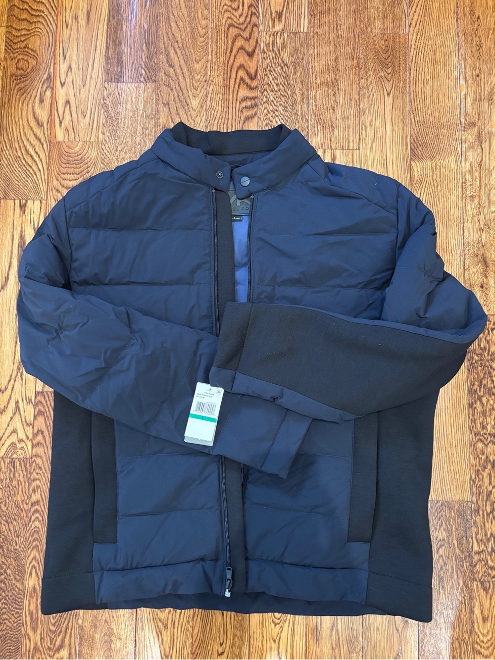 Michael Kors Men's Dark Navy Quilted Puffer Jacket